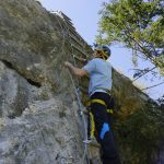 Prvi feratarski koraki v ferati Mojstrana